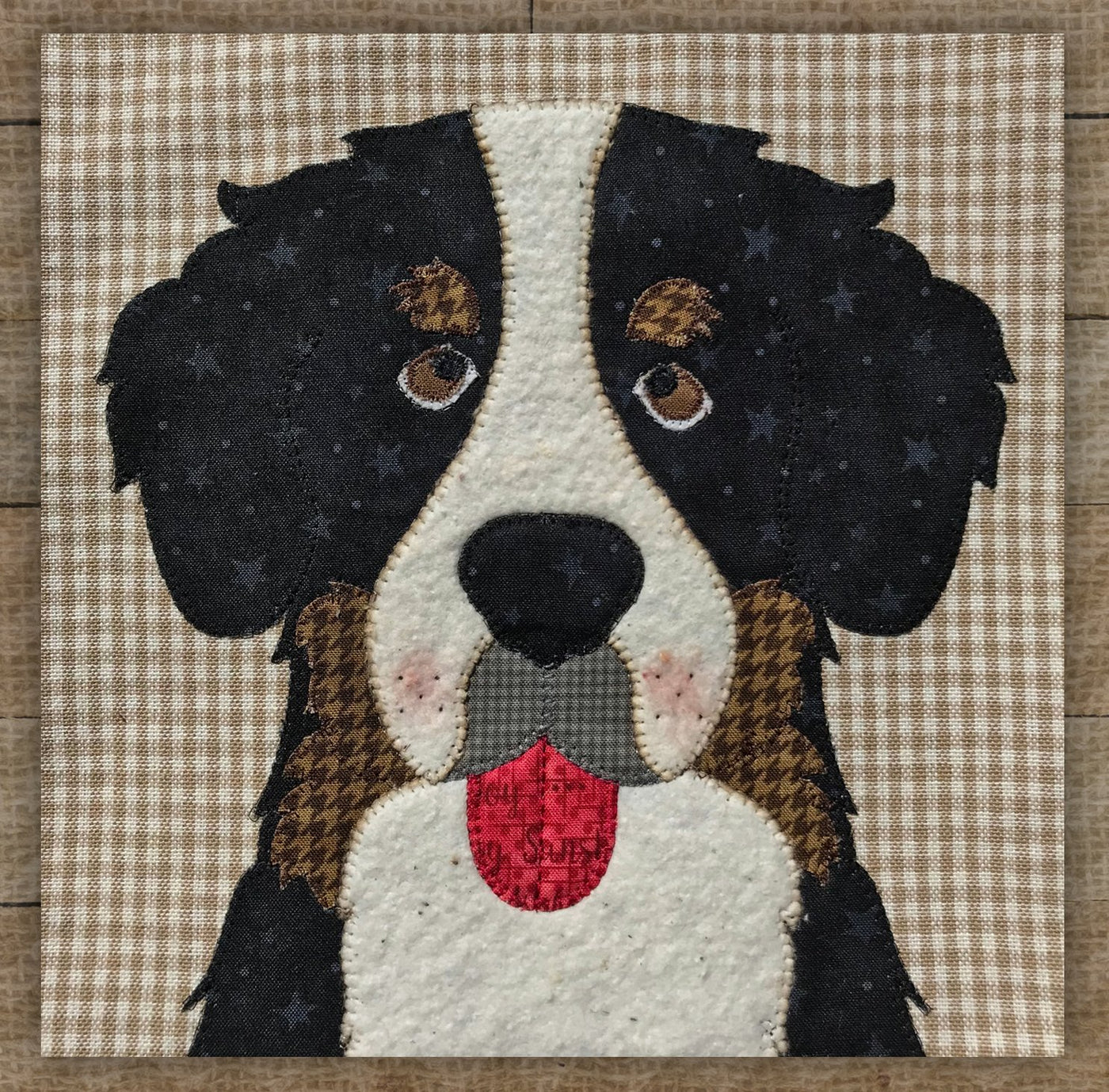 Bernese Mountain Dog Applique