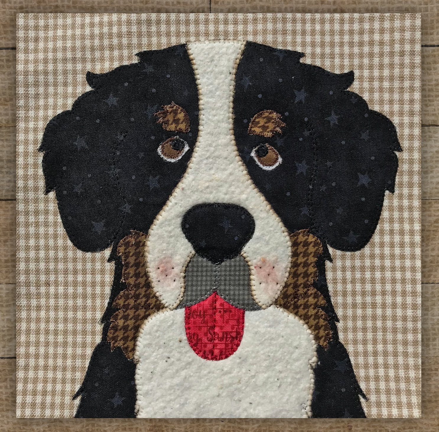 Bernese Mountain Dog Applique
