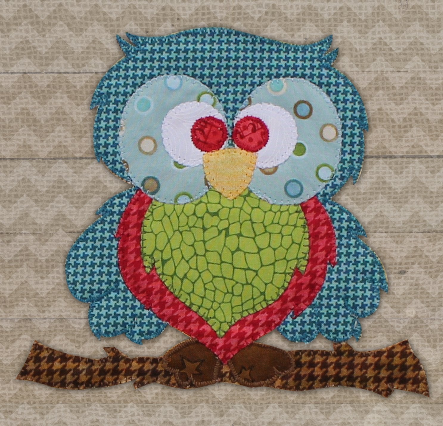 Blue Owl Applique