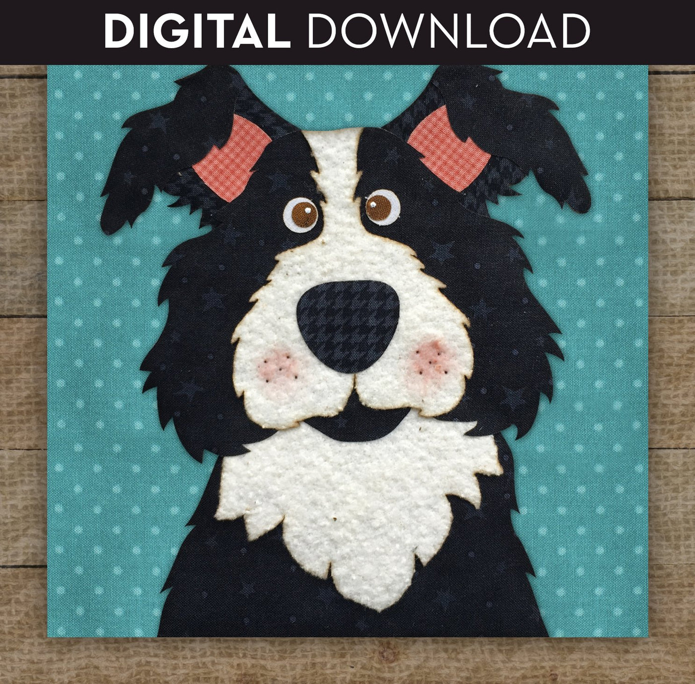 Border Collie Applique