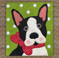Boston Terrier Applique