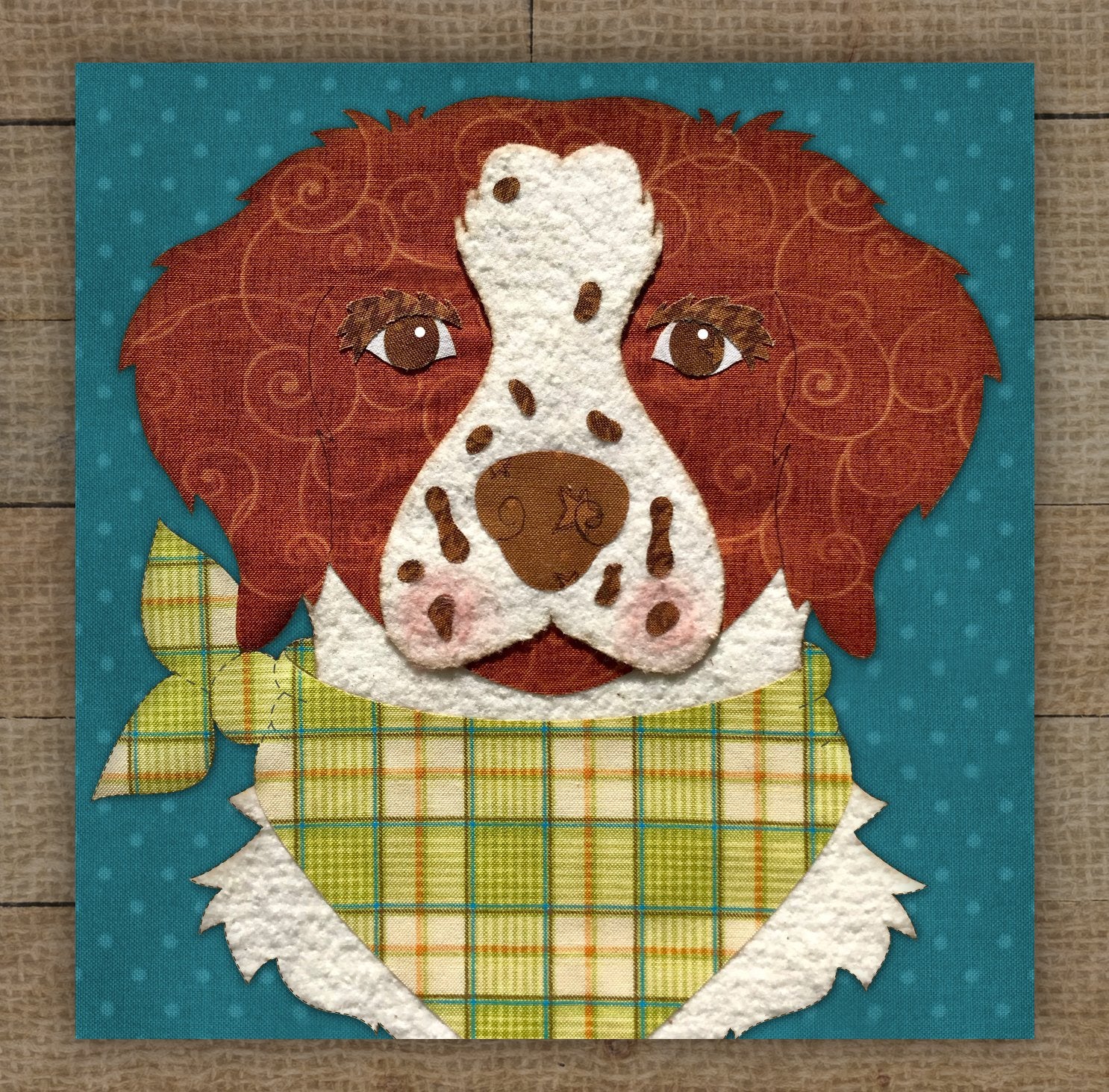 Brittany Spaniel Applique