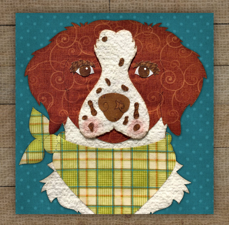 Brittany Spaniel Applique