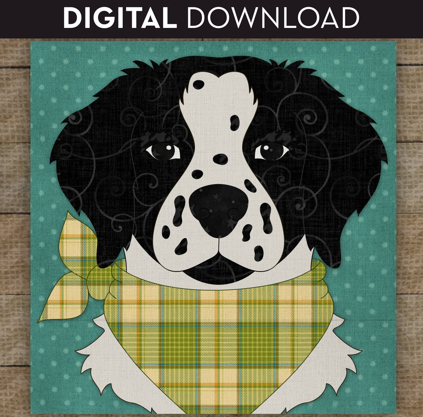 Brittany Spaniel Applique