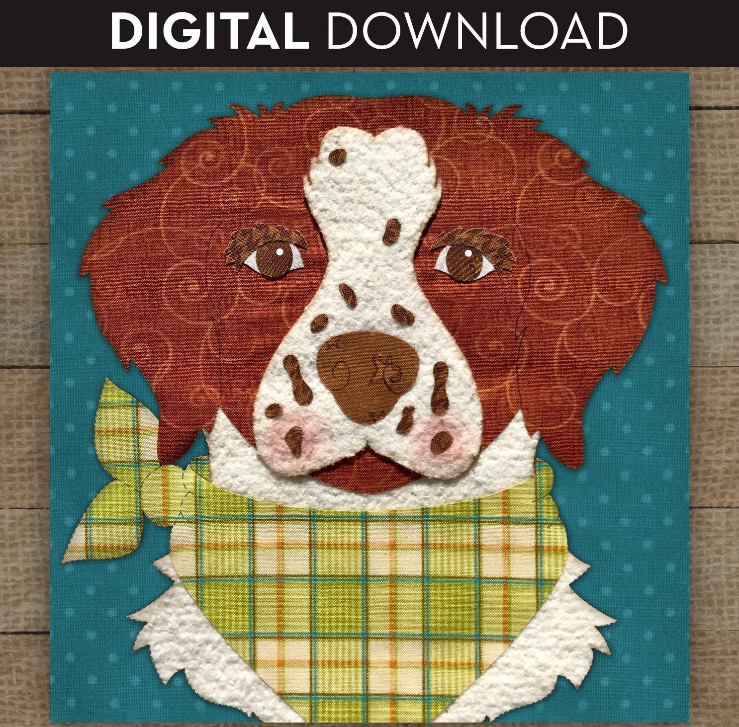 Brittany Spaniel Applique