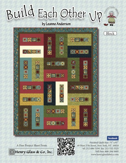 Build Each Other Up Block Quilt Pattern (FREE Digital Download)