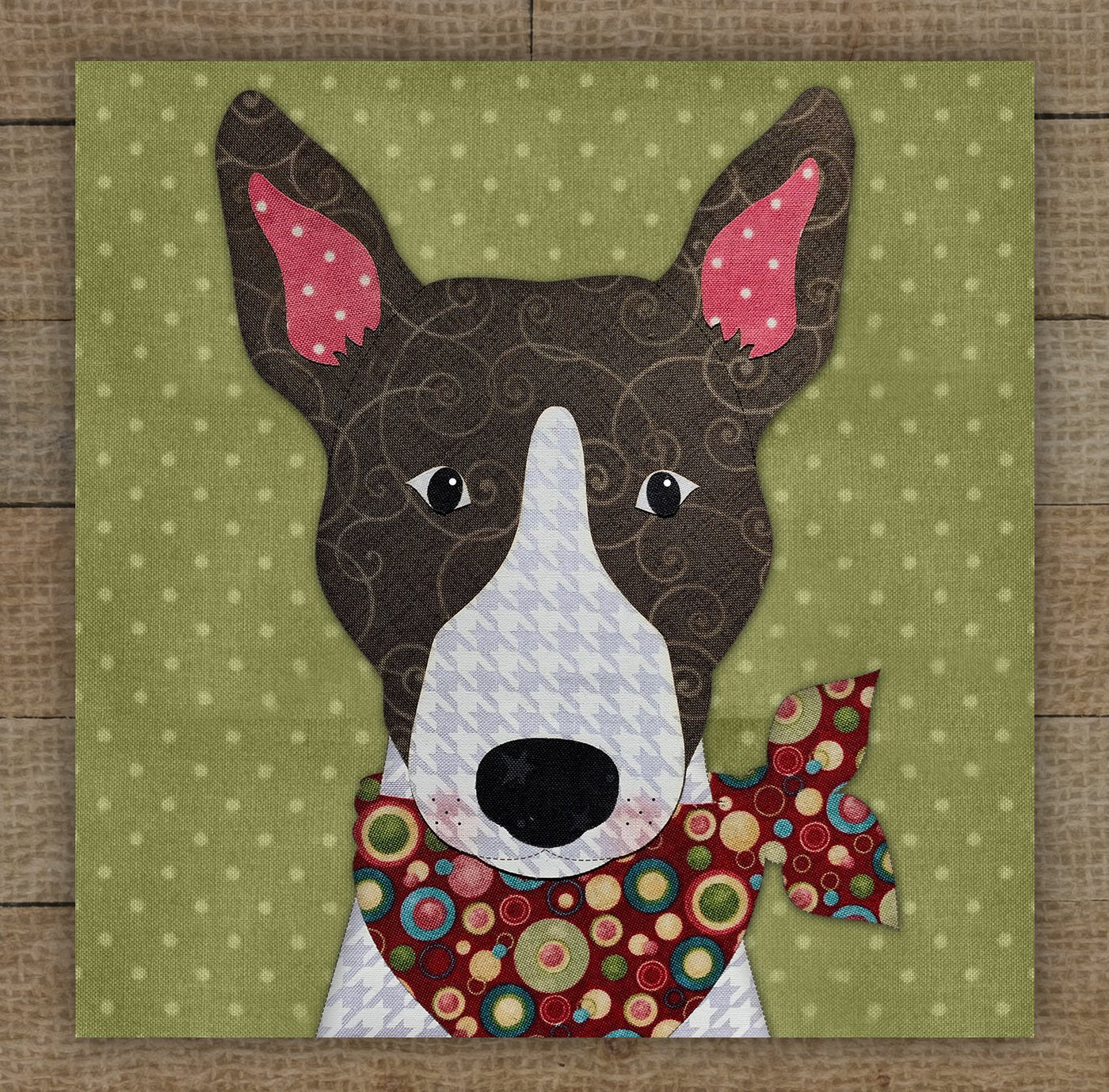 Bull Terrier Applique