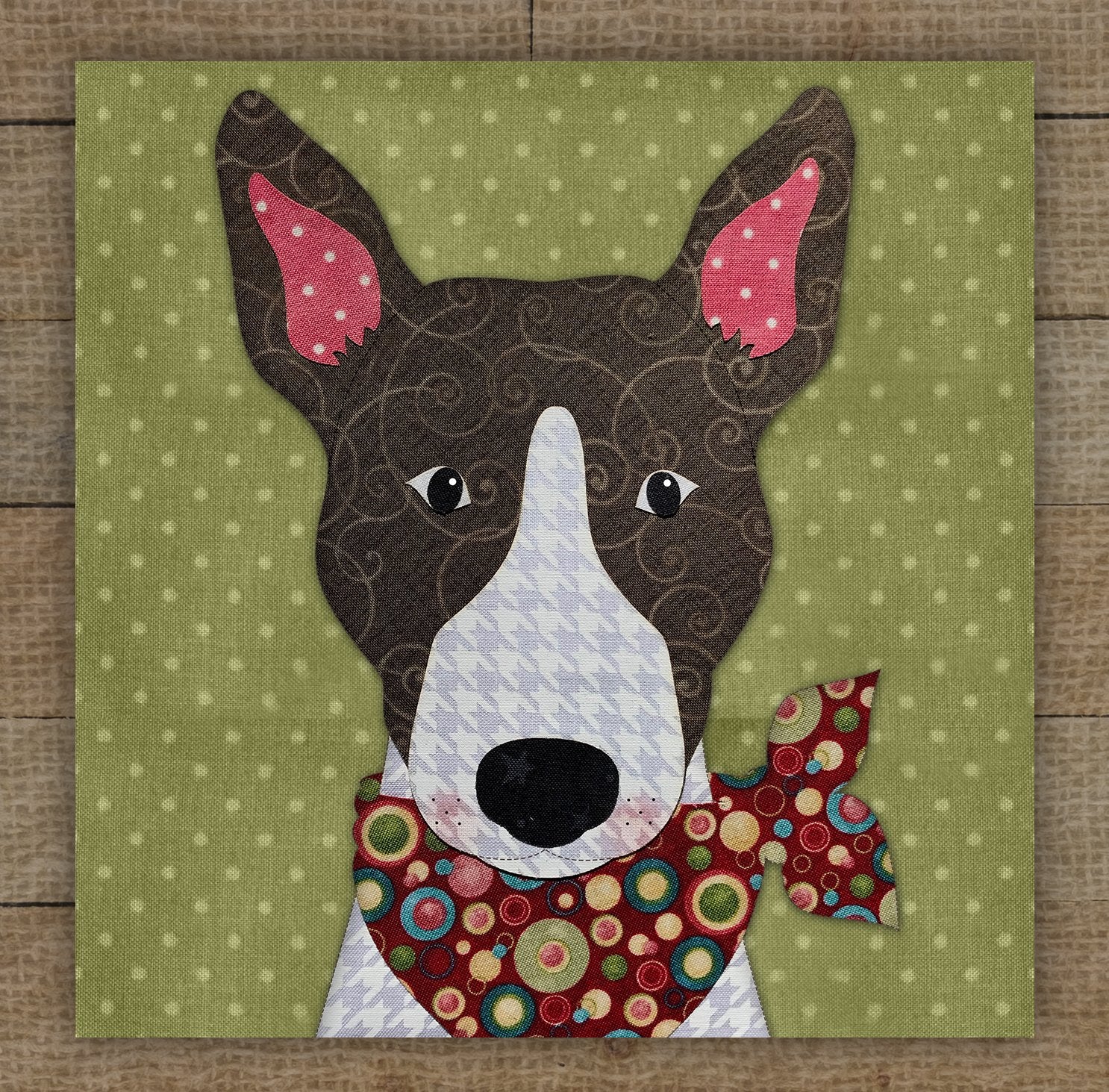 Bull Terrier Applique