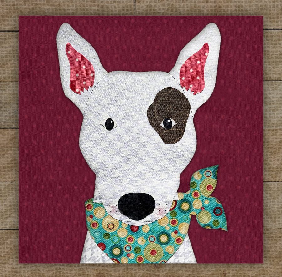 Bull Terrier Applique