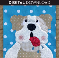 Bulldog Applique