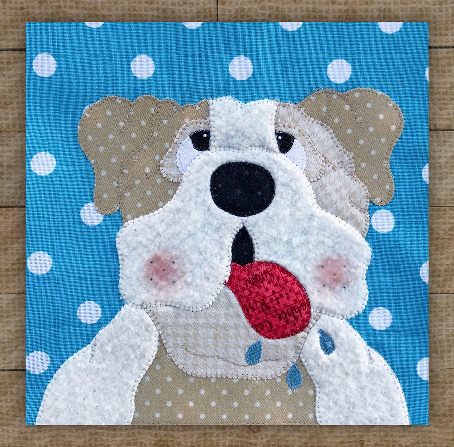 Bulldog Applique