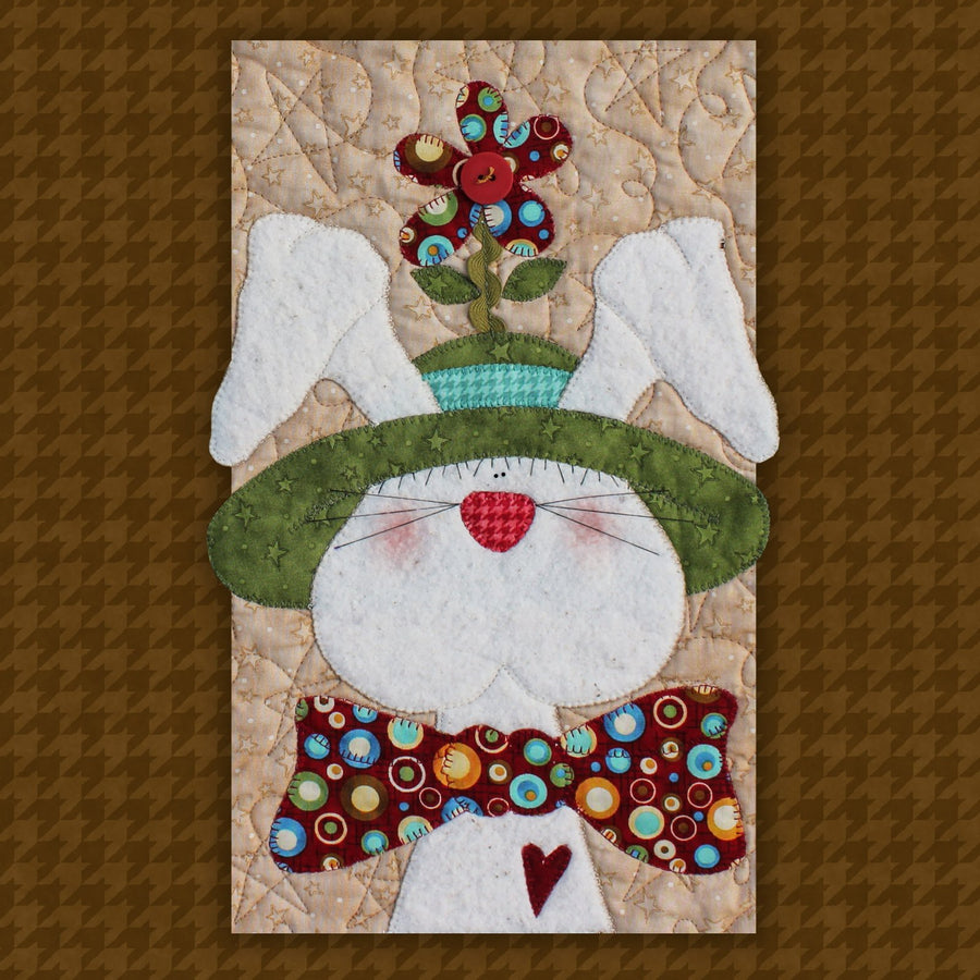 Bunny With Hat Applique