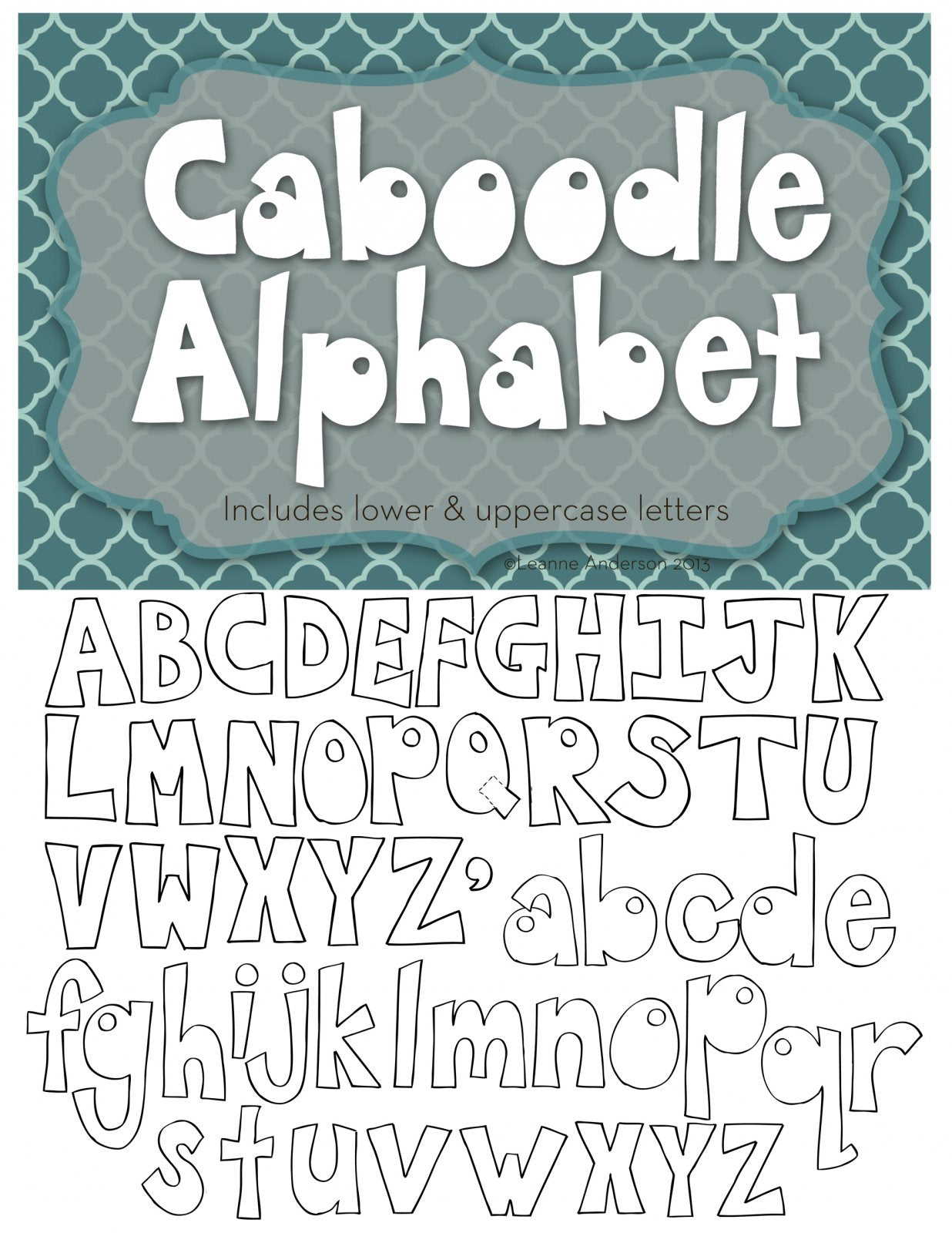 Caboodle Alphabet