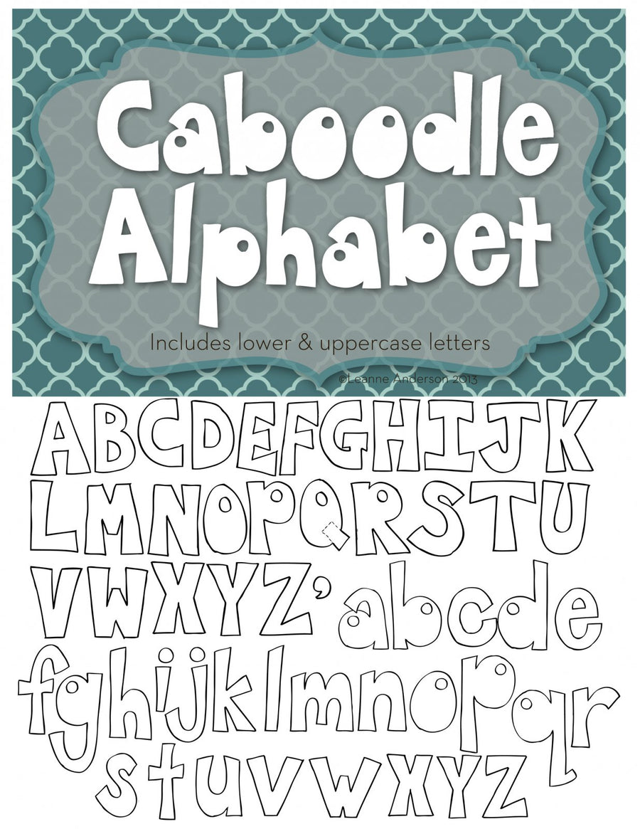 Caboodle Alphabet