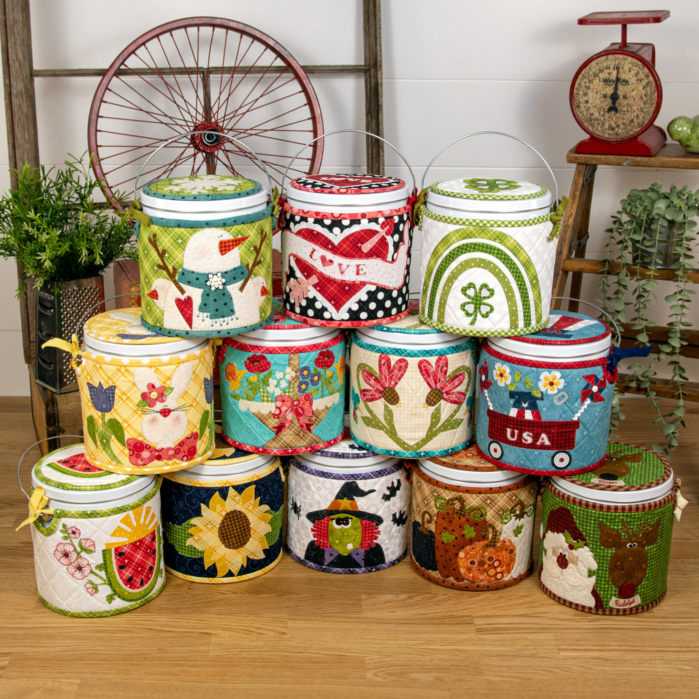 Caboodle Canister Cozies Laser Precut Pack - Embroidery Version