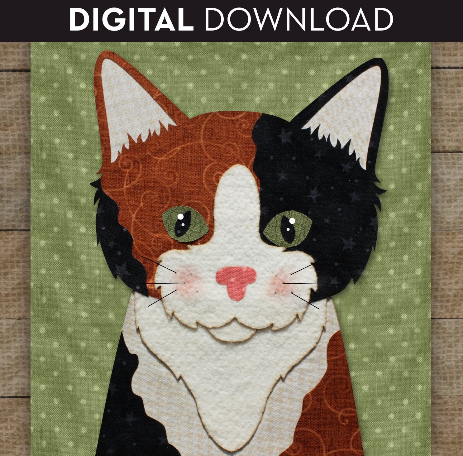 Calico Cat 2 Applique