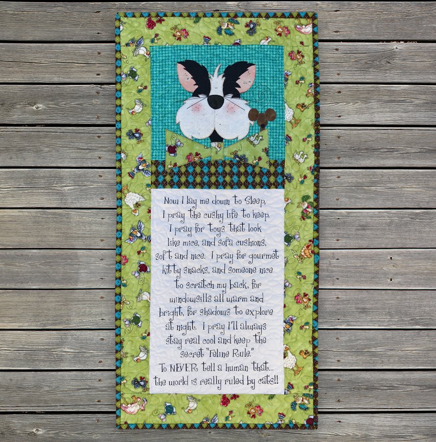 Cats Prayer Panel & Pattern