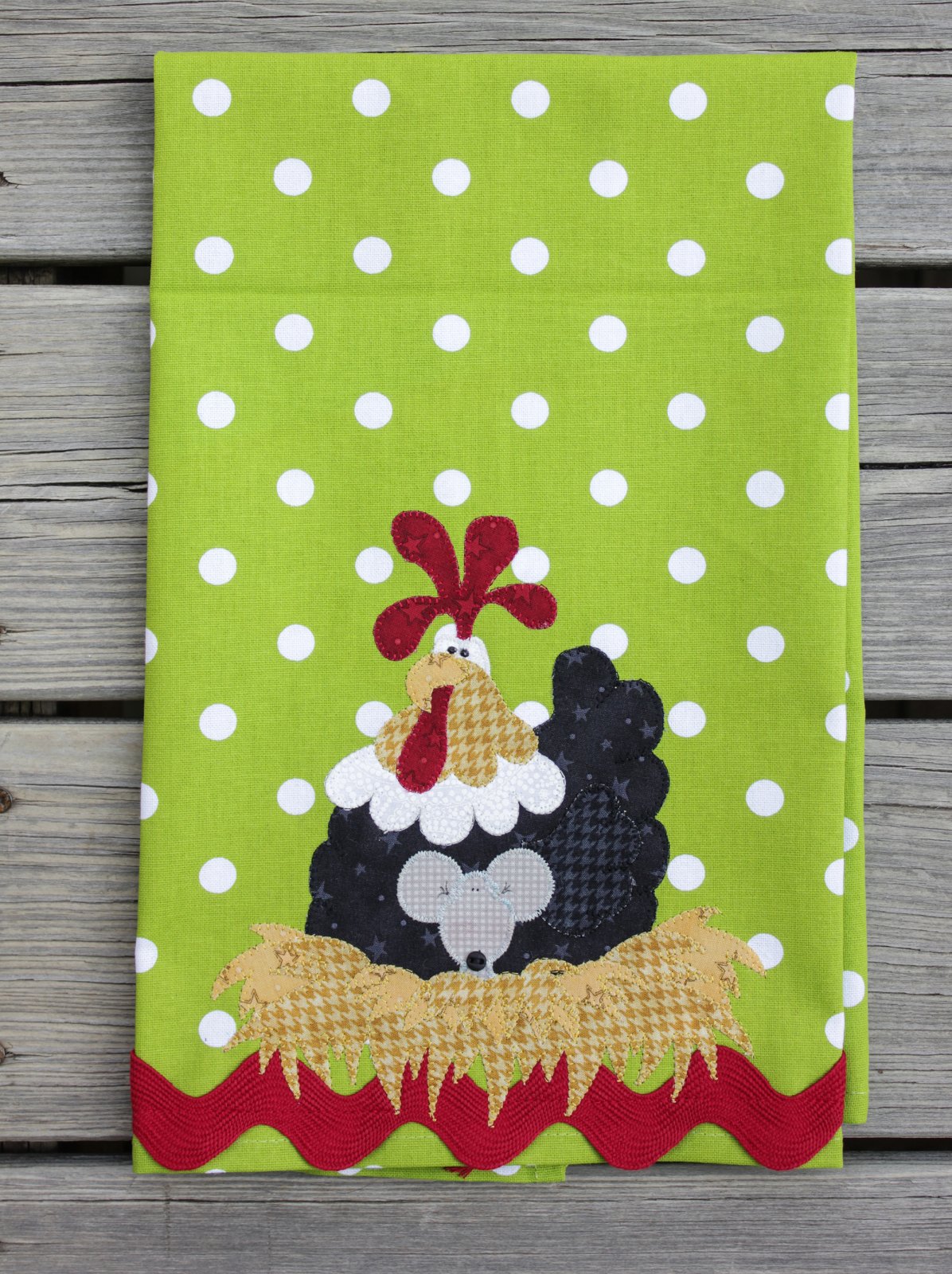 Chicken Precut Fused Applique Kit