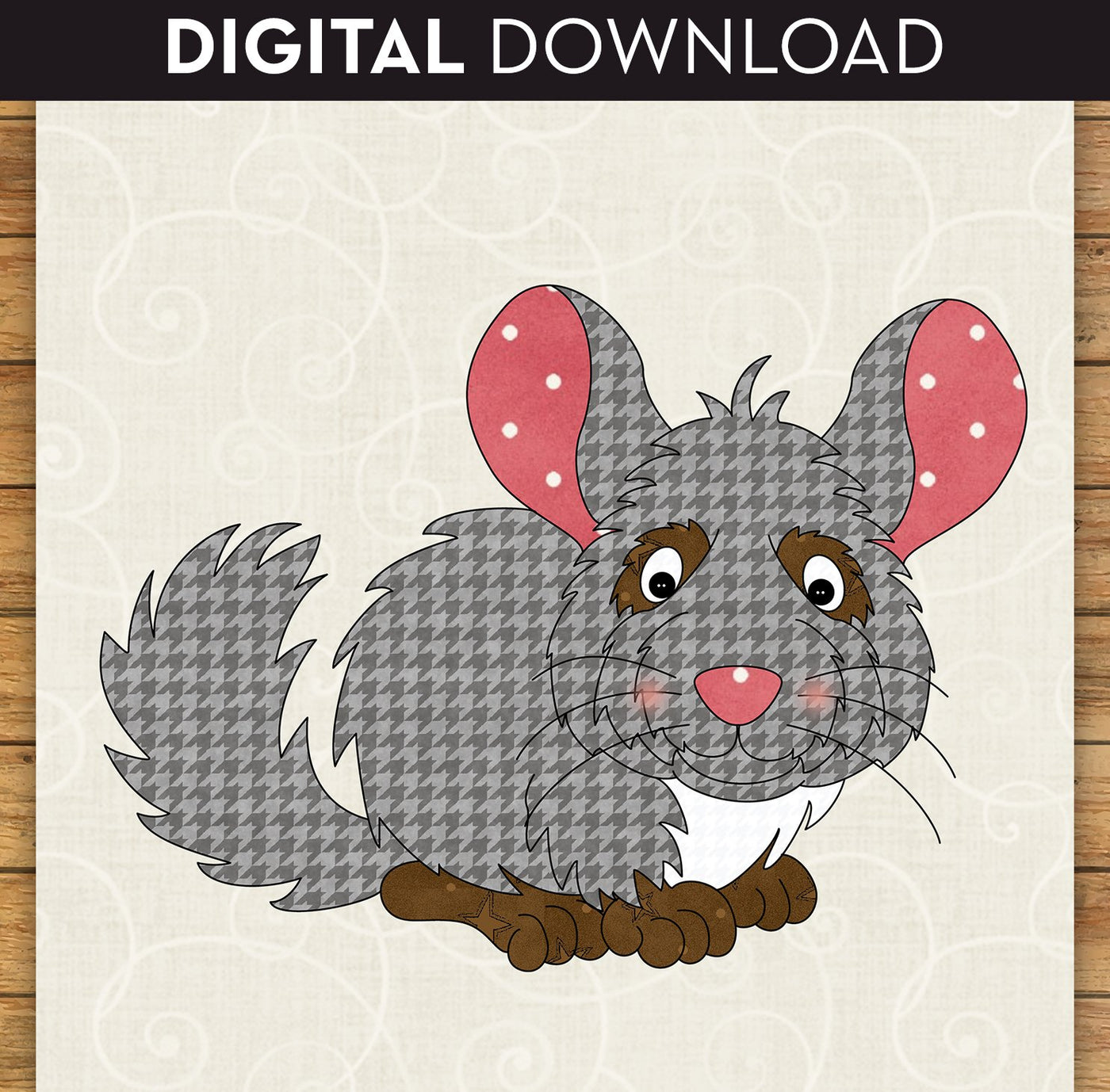 Chinchilla Applique