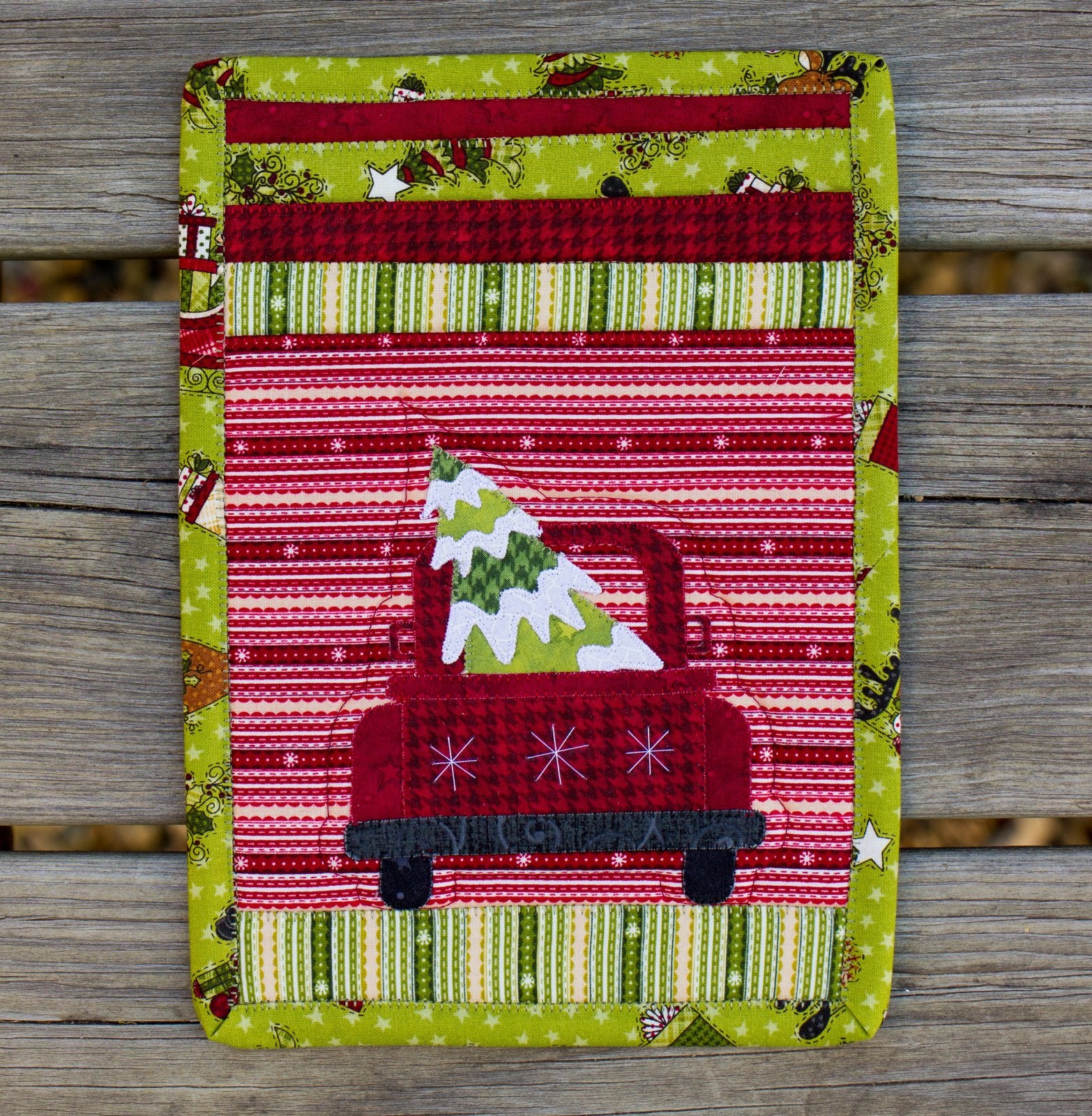 Christmas Truck Applique