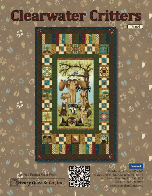 Clearwater Critters Panel Quilt Pattern (FREE Digital Download)
