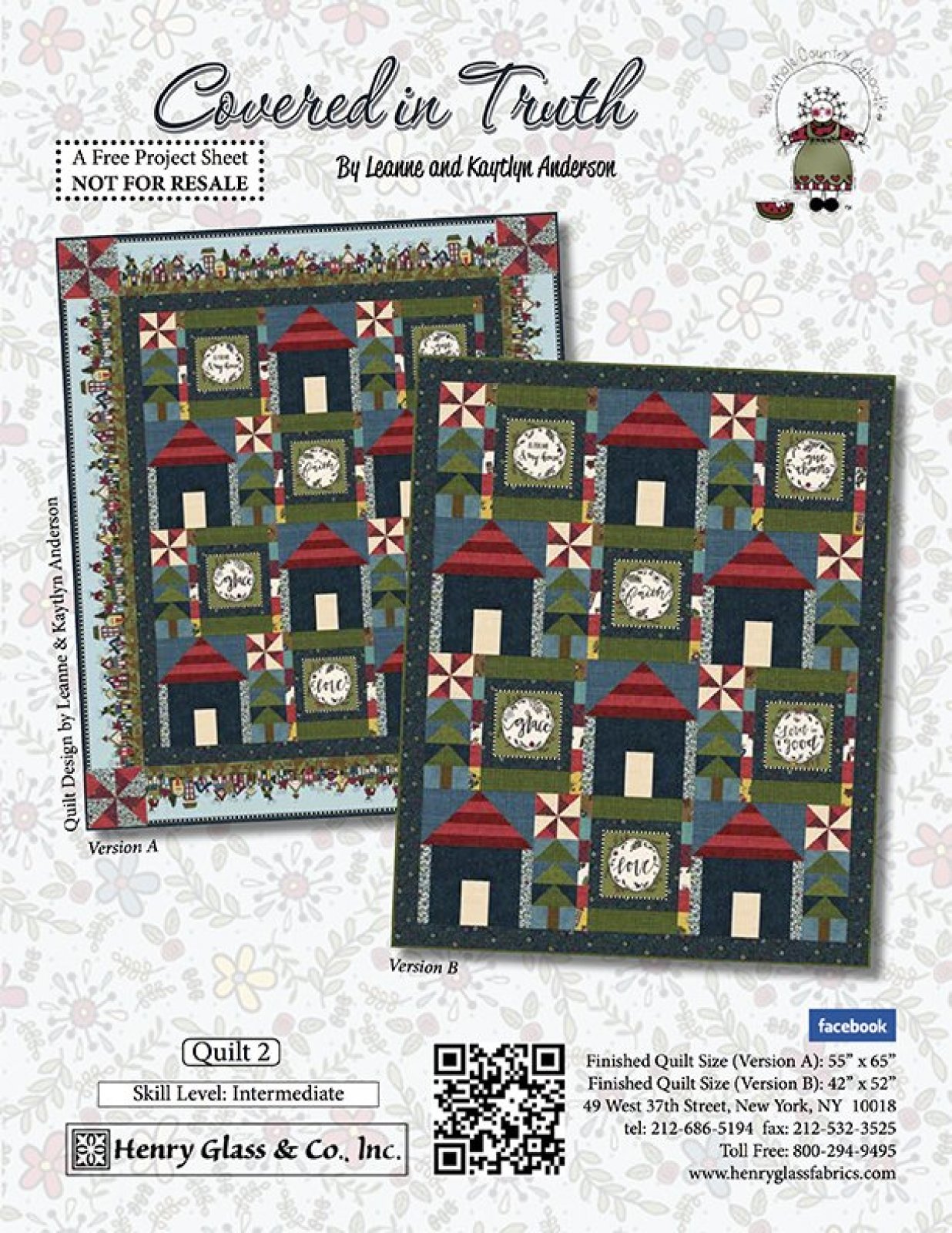 Covered in Truth Quilt 2 Pattern (FREE Digital Download)