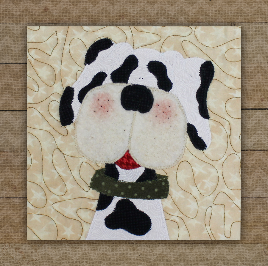 Dalmatian Applique