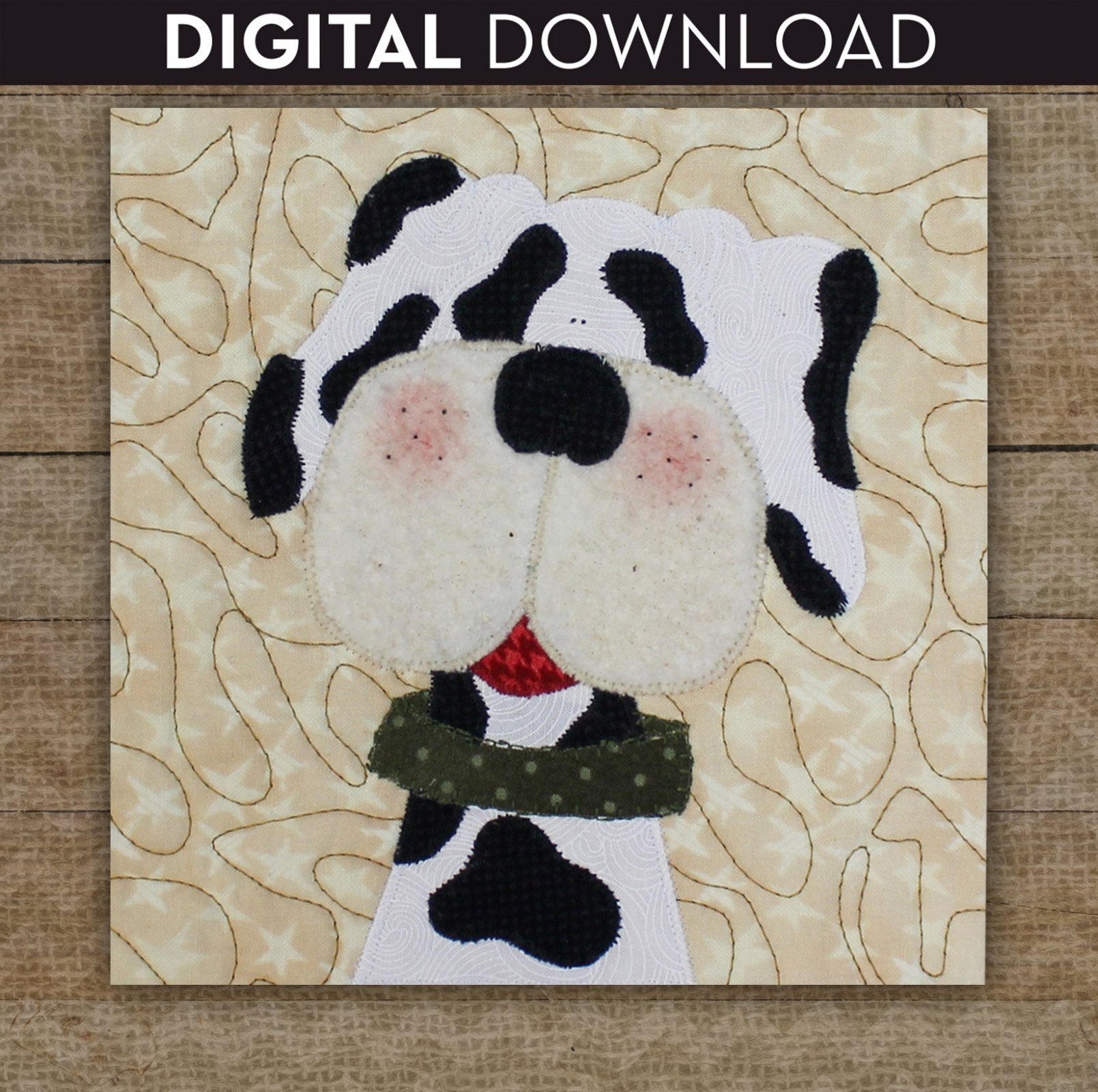Dalmatian Applique