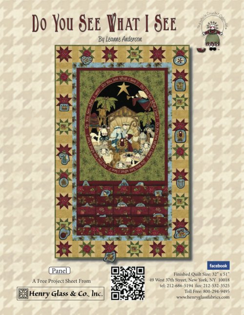 Do You See What I See Panel Quilt Pattern (FREE Digital Download)