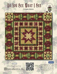 Do You See What I See Pieced Quilt Pattern (FREE Digital Download)
