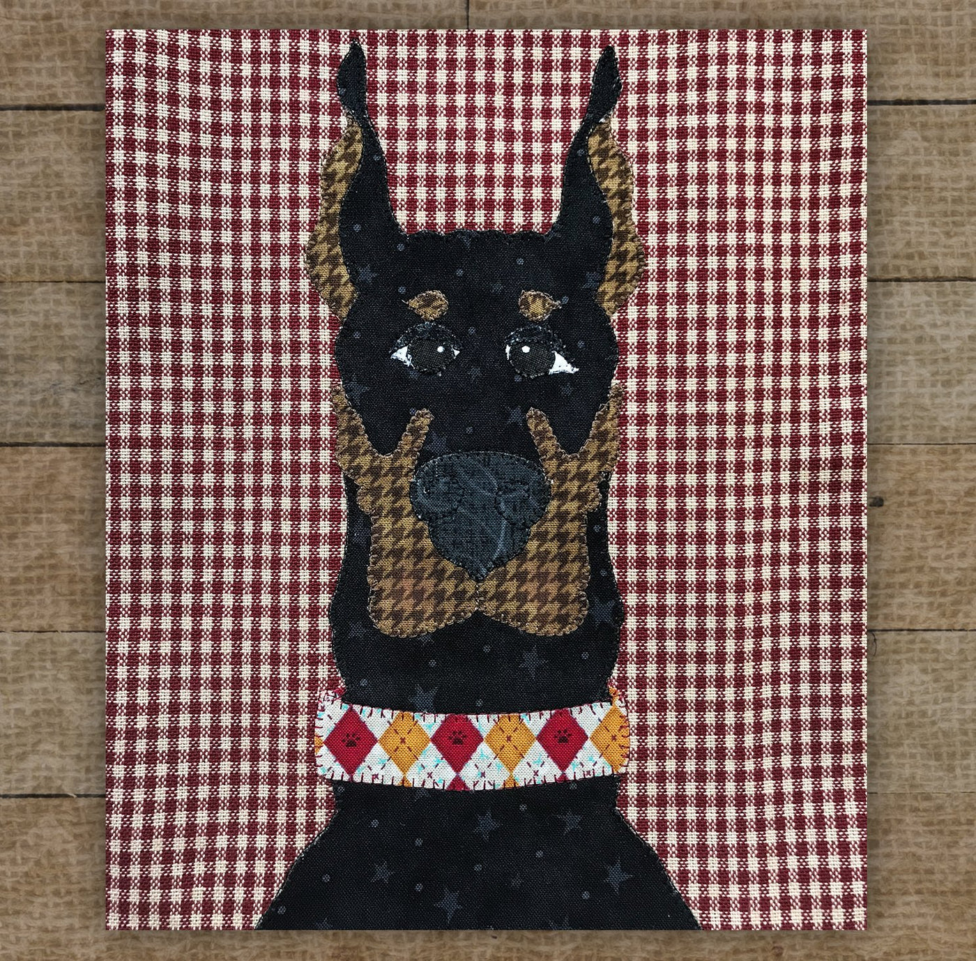 Doberman Pinscher Applique