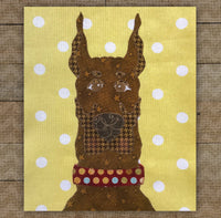 Doberman Pinscher Applique