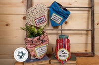 1870P-01 Doggy Bandana Collar Covers Panel || Home is Where the Dog is II