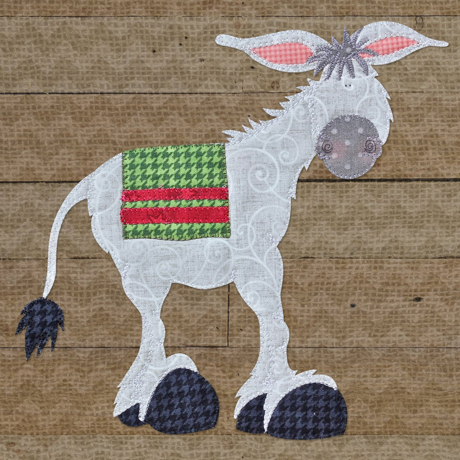 Donkey Applique