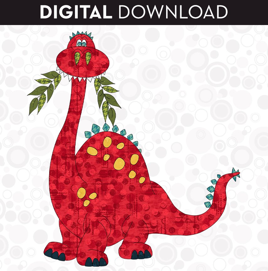 Brachiosaurus Applique