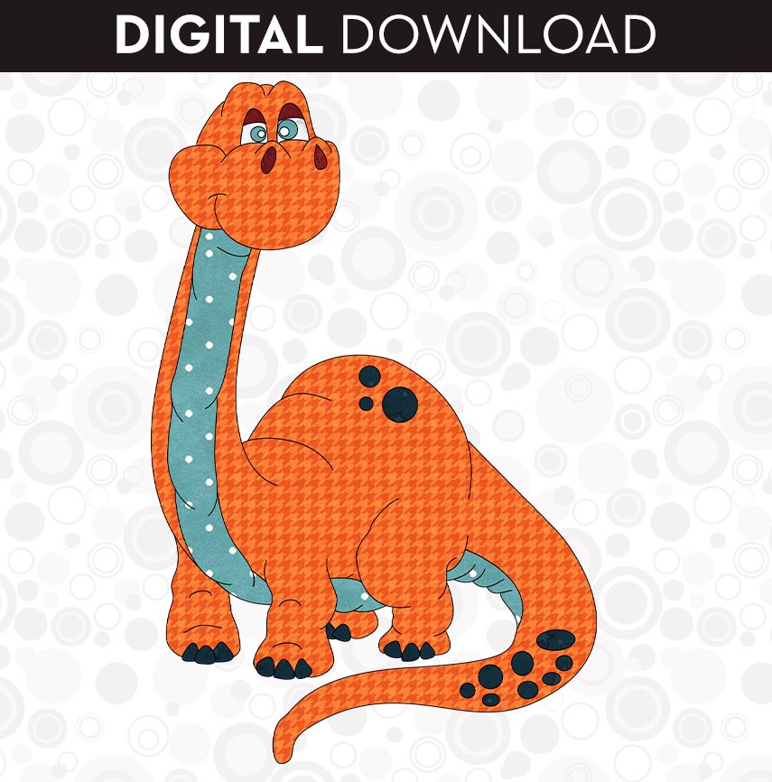 Brontosaurus Applique