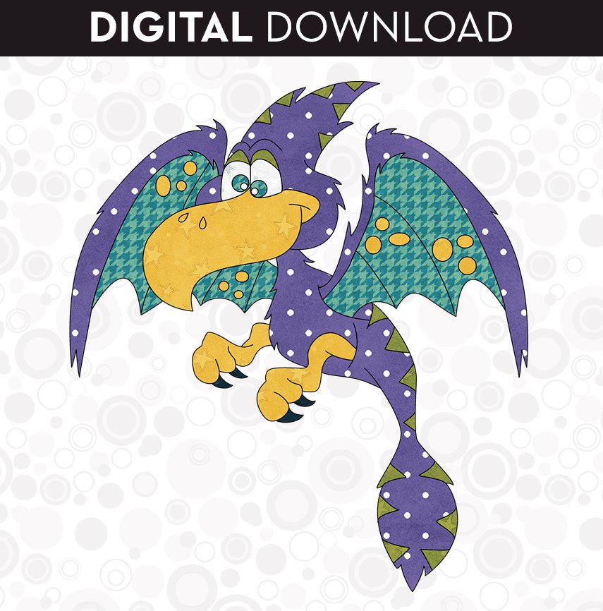 Pterodactyl Applique
