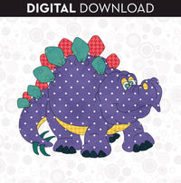 Stegosaurus Applique