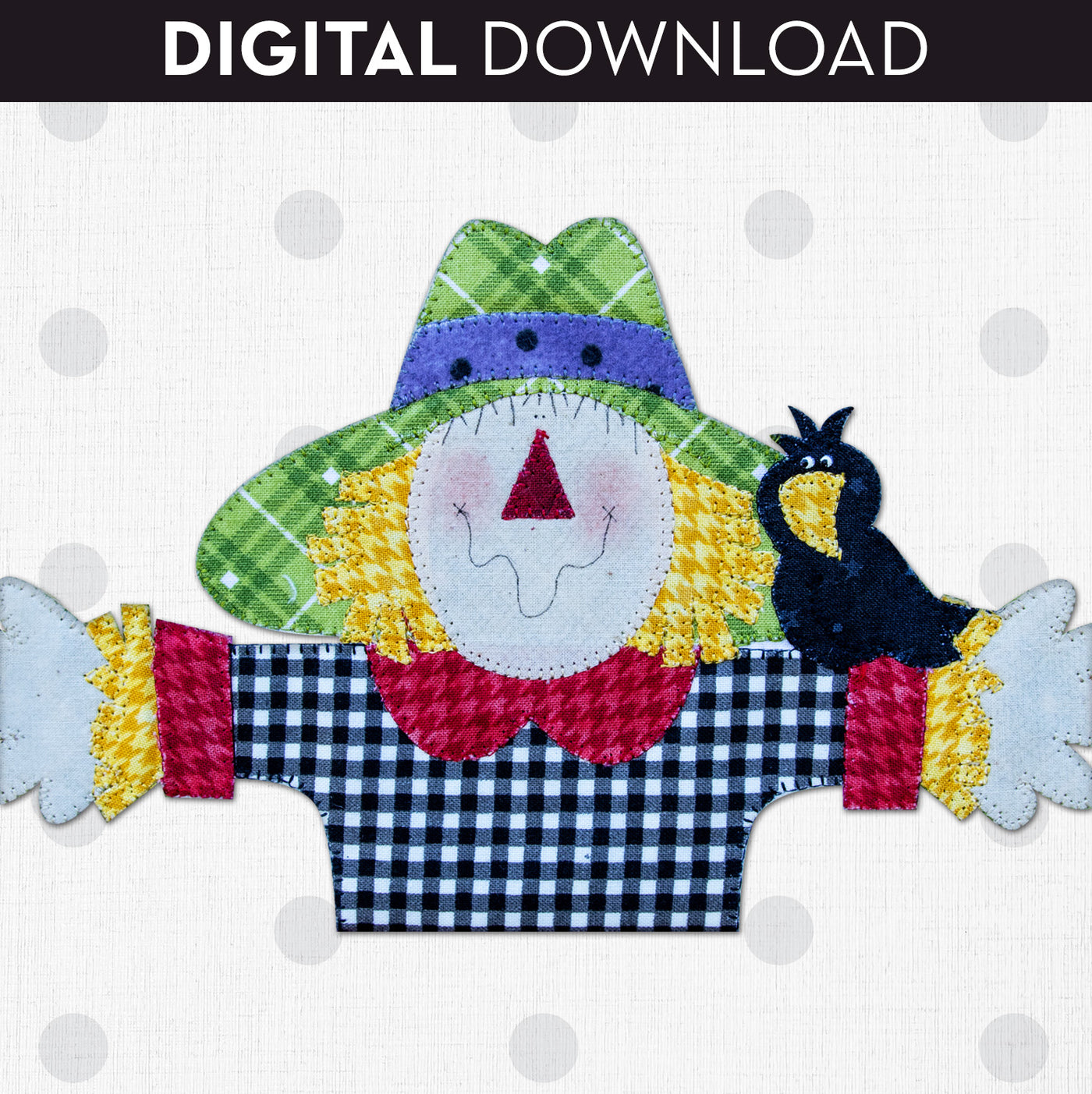 Otis The Scarecrow Applique