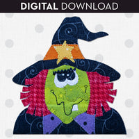 Wilma The Witch Applique