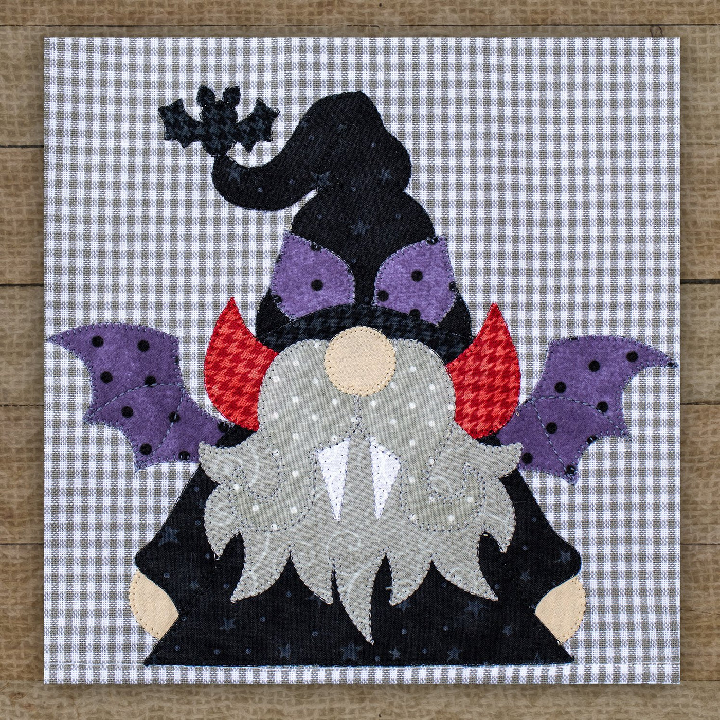 Dracula Gnome Applique