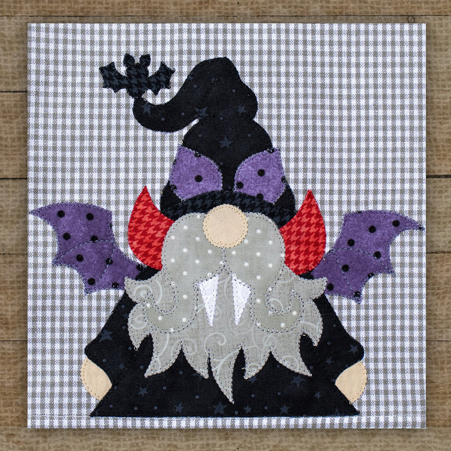 Dracula Gnome Applique