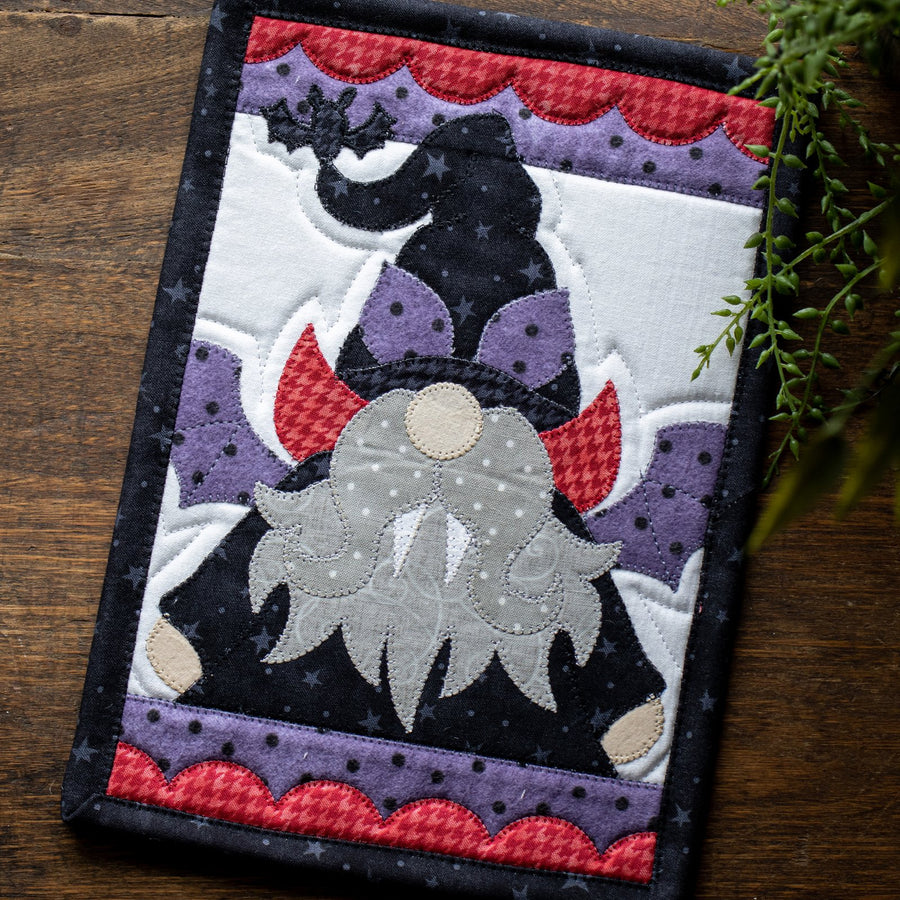 Dracula Gnome Mug Rug Kit