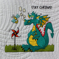 Dragon 10 Curious Dragon Embroidery - Download