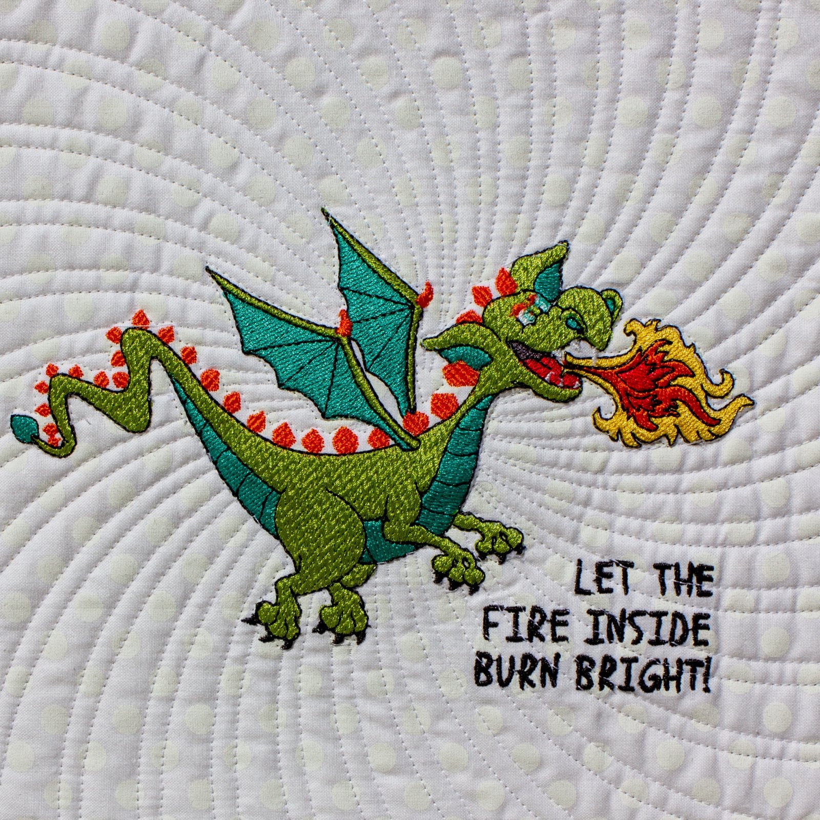 Dragon 11 Fire Dragon Embroidery - Download