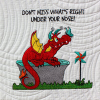 Dragon 1 Butterfly Dragon Embroidery - Download