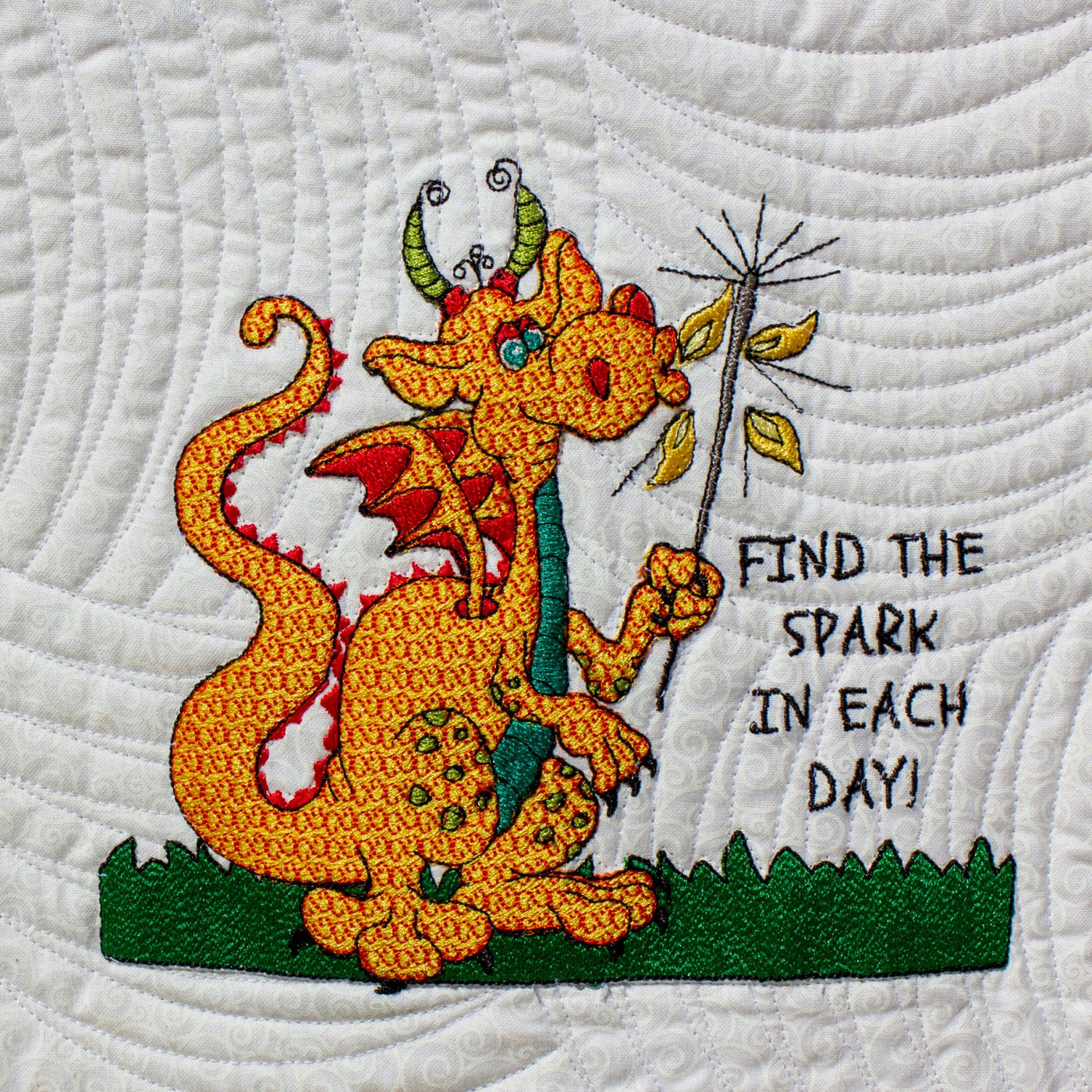 Dragon 3 Spark Dragon Embroidery - Download