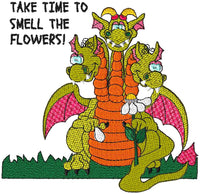 Dragon 4 3 Head Dragon Embroidery - Download