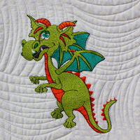 Dragon 5 Flying Dragon Embroidery - Download