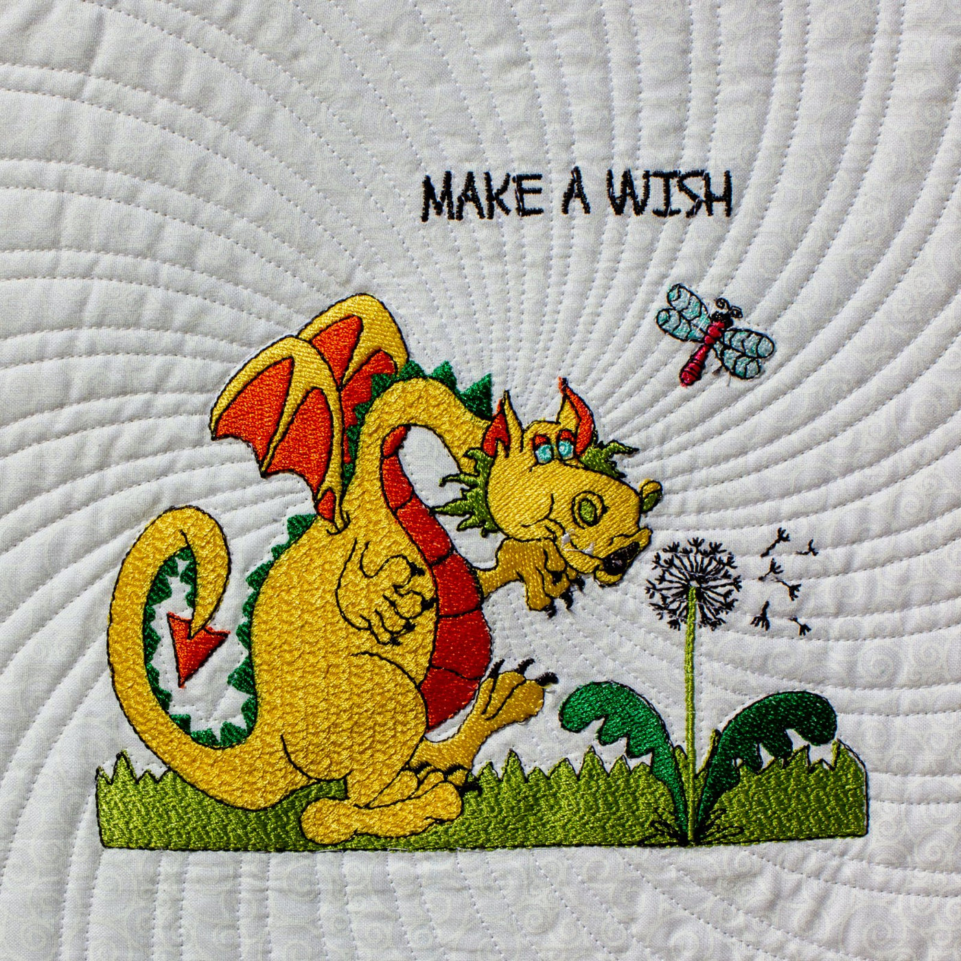 Dragon 7 Wish Dragon Embroidery - Download